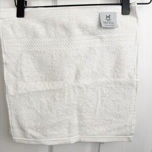 Member's Mark Washcloth Set (6) White Hotel Premier Collection Cotton‎ Soft Bath